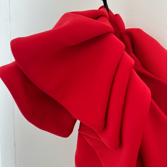 Aqua red gown (size 6) - Picture 5 of 13